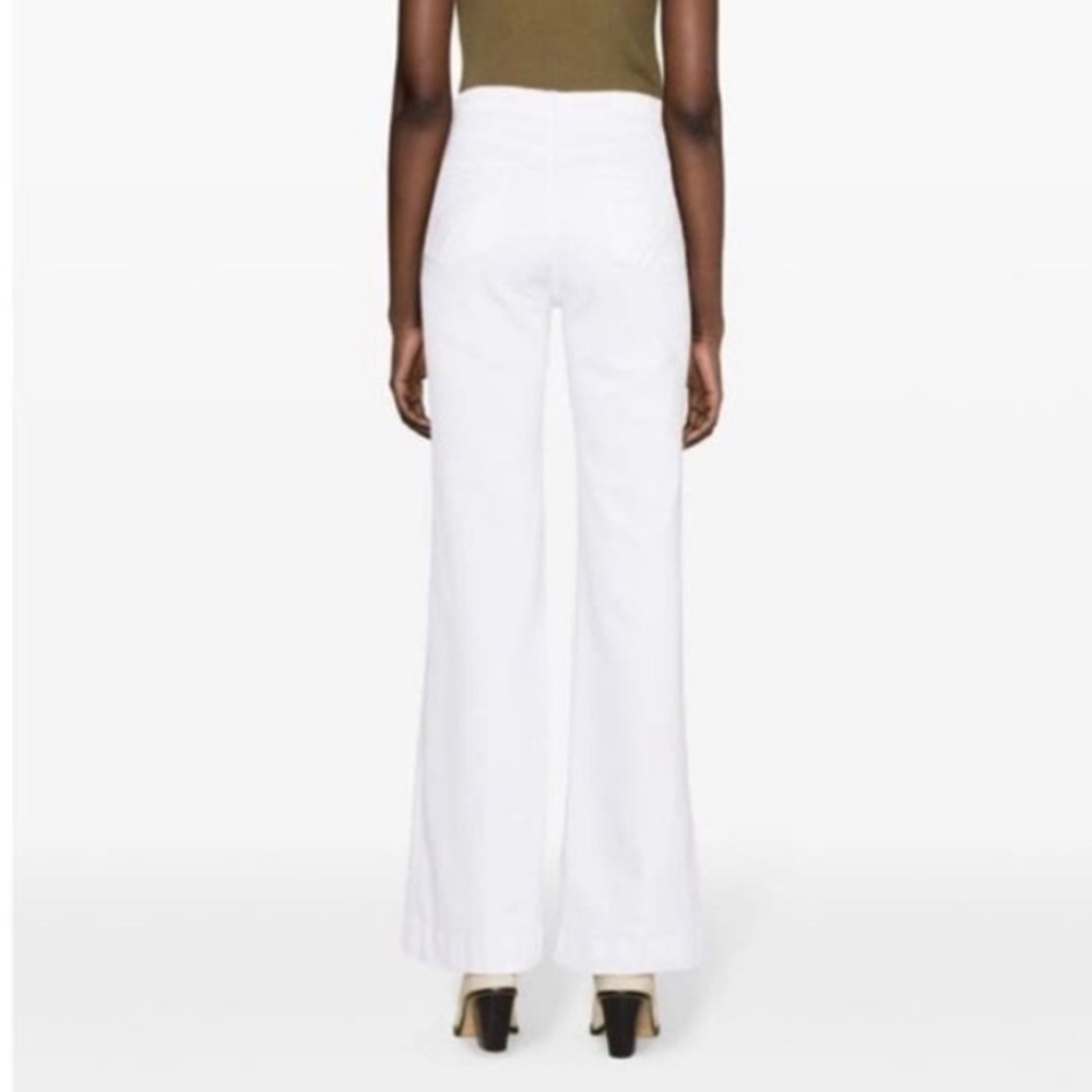 7 for all mankind DOJO flare jeans, white, Size 27